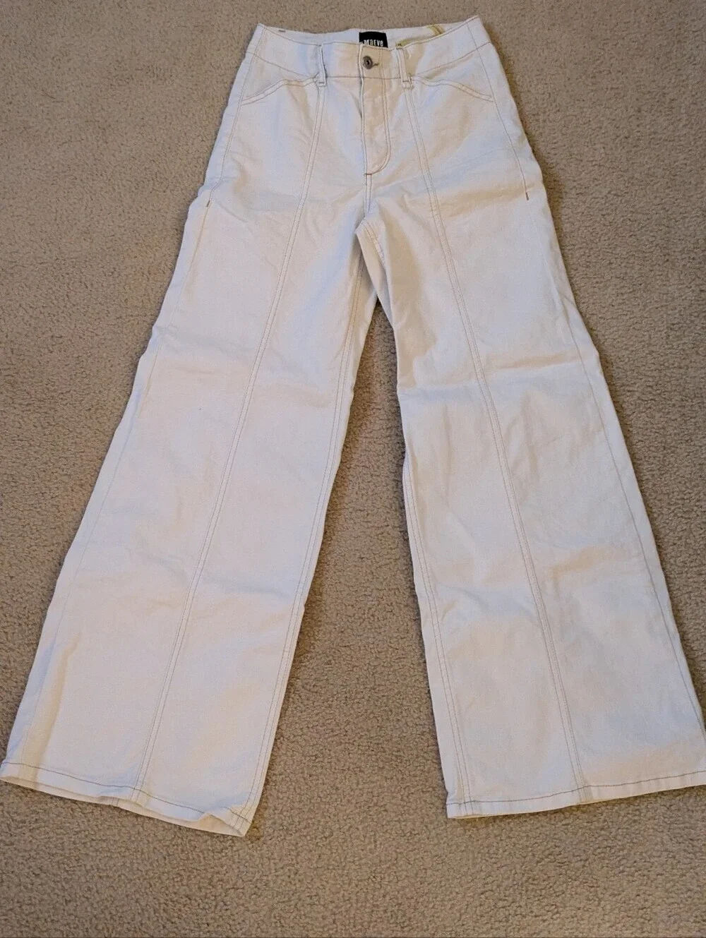 Maeve Delaney Wide Leg Jeans 25
